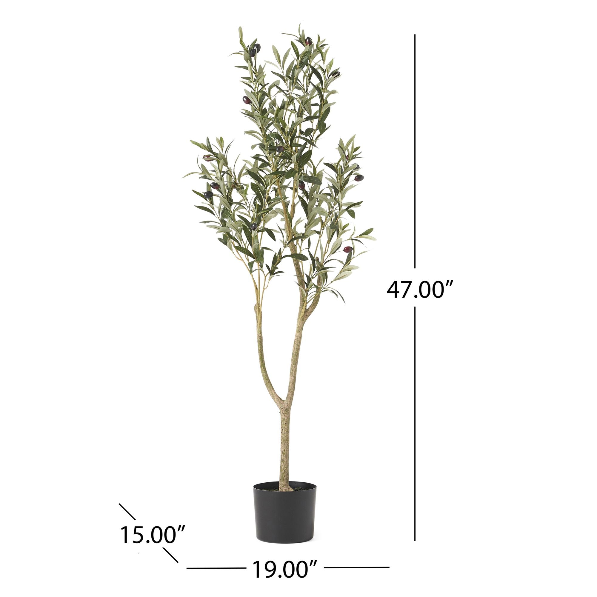 47 inch Artificial Olive Tree